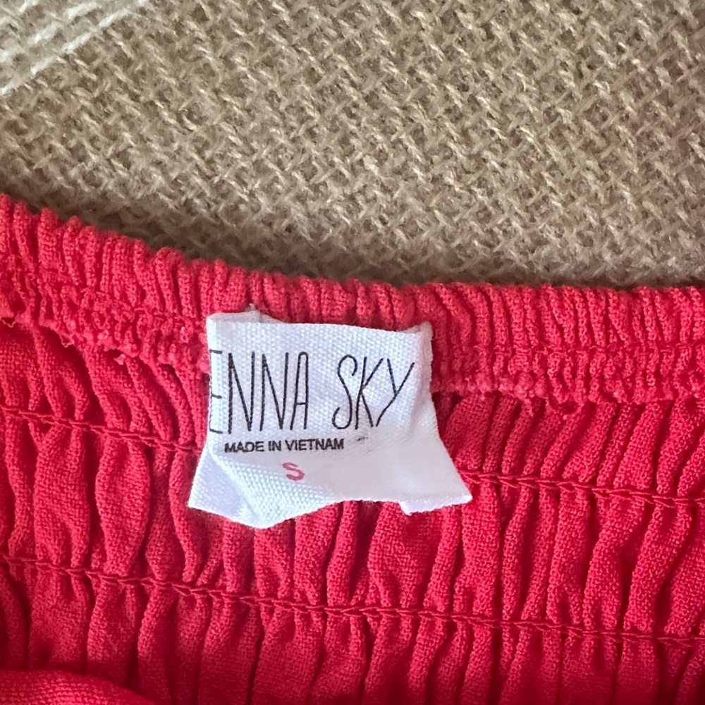 Sienna Sky Red Boot Cut Pants & Top Set - Picture 5 of 6